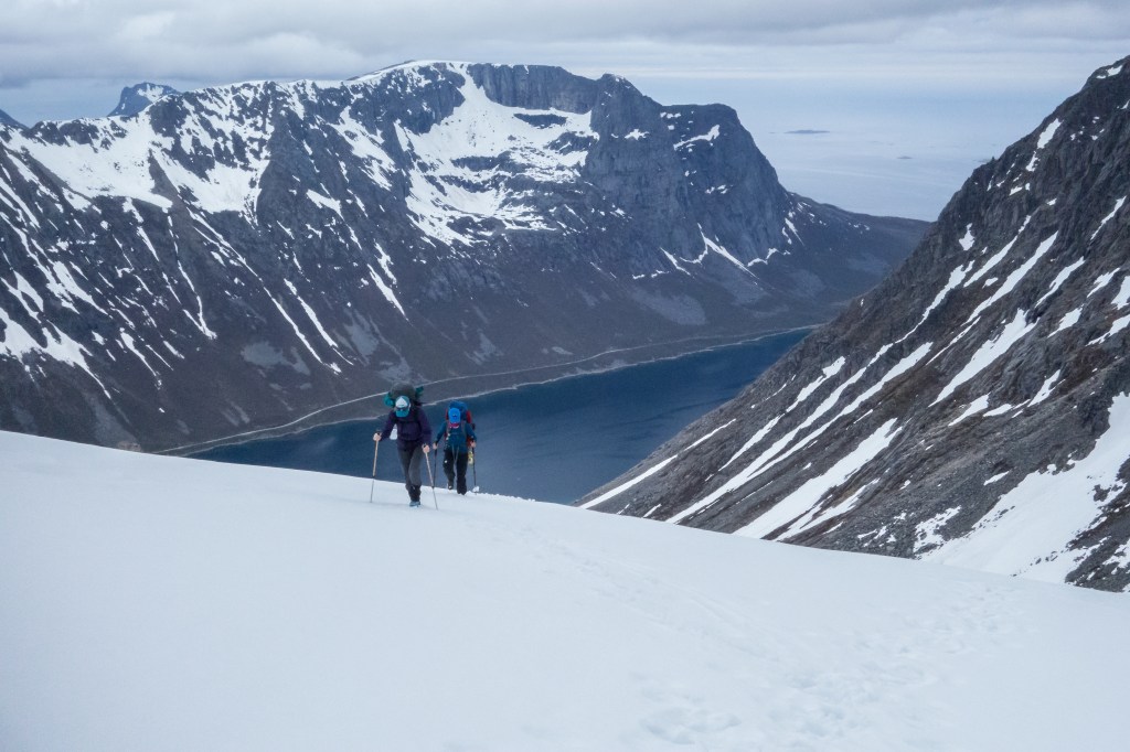 The approach to the Baugen hut.
