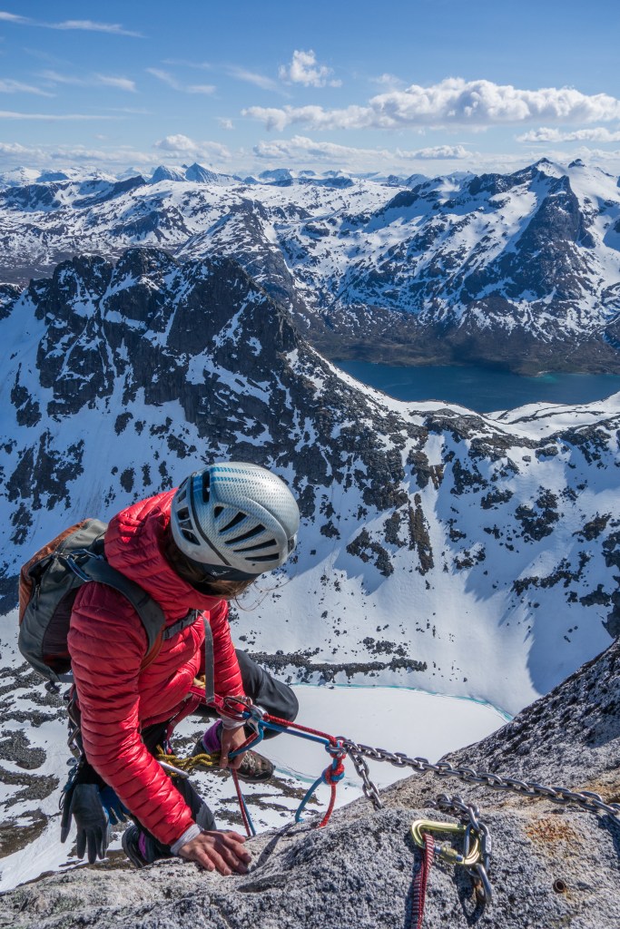 A bolted rappel line is always nice. Photo by Rami Valonen